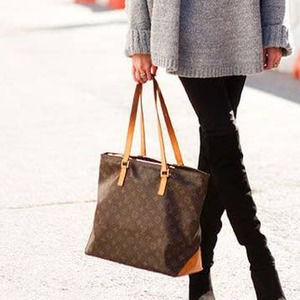 💎✨Authentic✨💎 Louis Vuitton Monogram Cabas Mezzo Tote Bag